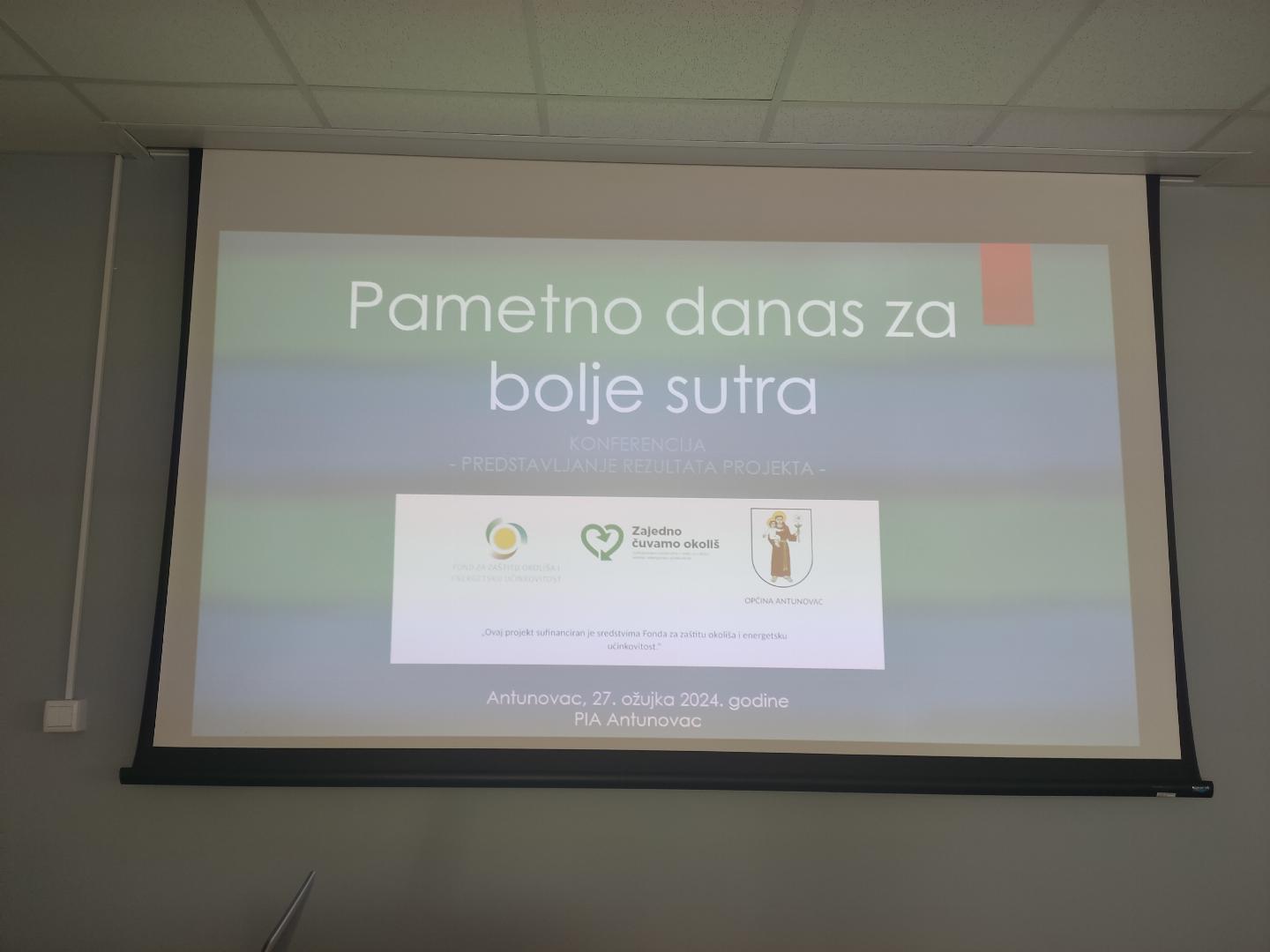 Predstavljeni rezultati projekta „Pametno danas za bolje sutra“ u Poduzetničkom inkubatoru i akceleratoru Antunovac