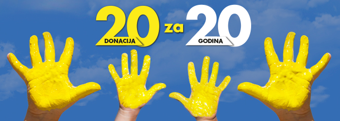 20 donacija za 20 godina