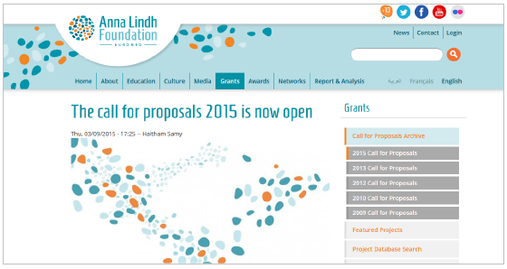 Zaklada Anna Lindh objavila Poziv na dostavu projektnih prijedloga